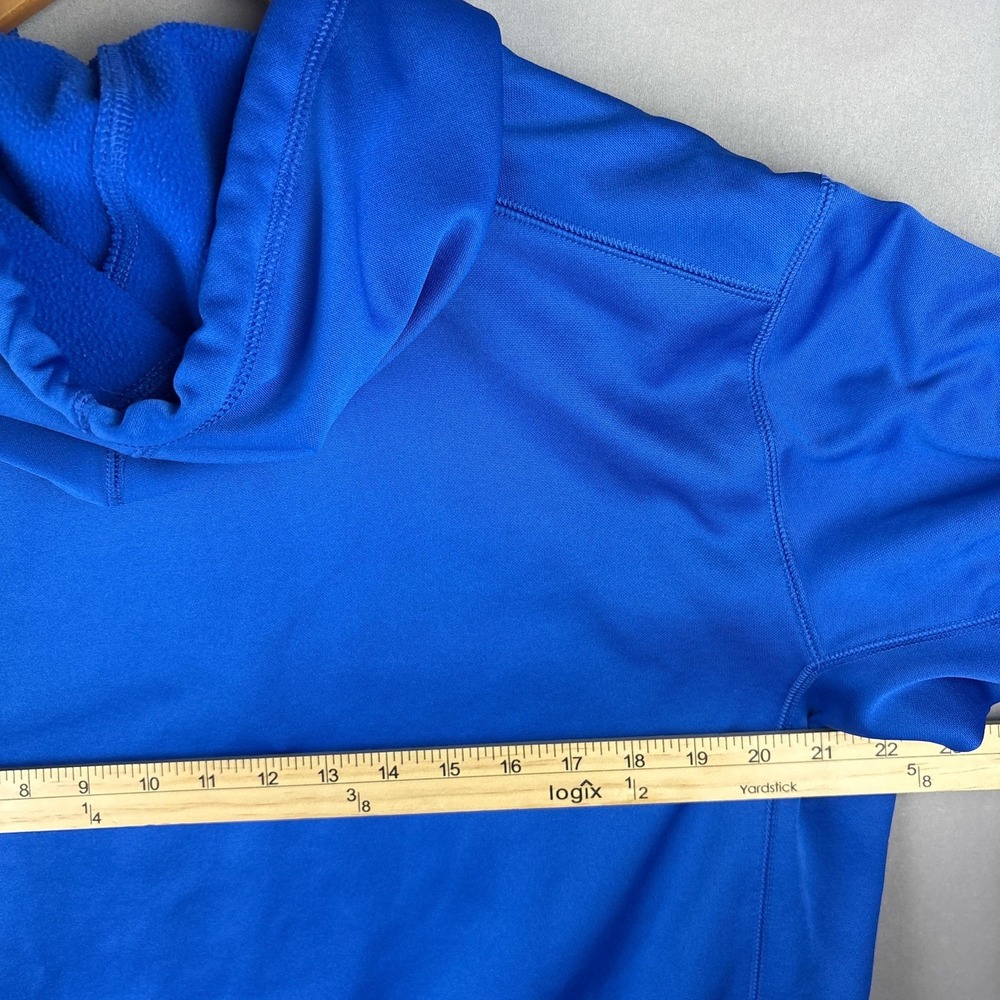 Nike Dri Fit Air Force Falcons Hoodie Mens Medium Blue NCAA Football Sweatshirt - Picture 6 of 6